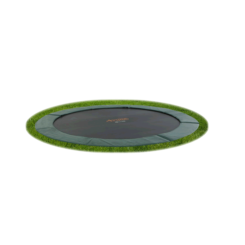 Ronde FlatLevel trampoline Groen 10 Ø cm | kopen bij trampolineverkoop